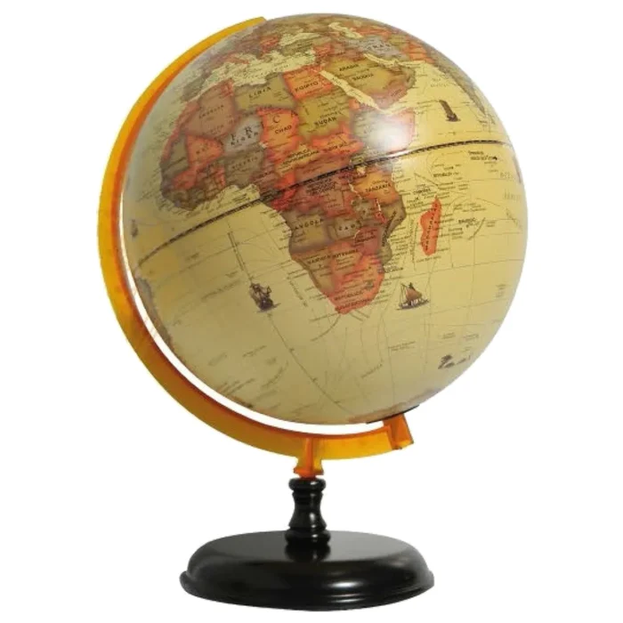 Globo Terraqueo 25 Cm Base Madera Gloter