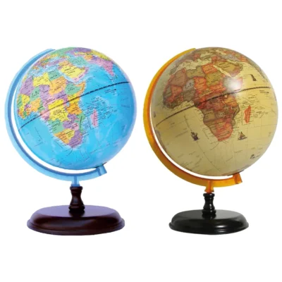 Globo Terraqueo 25 Cm Base Madera Gloter